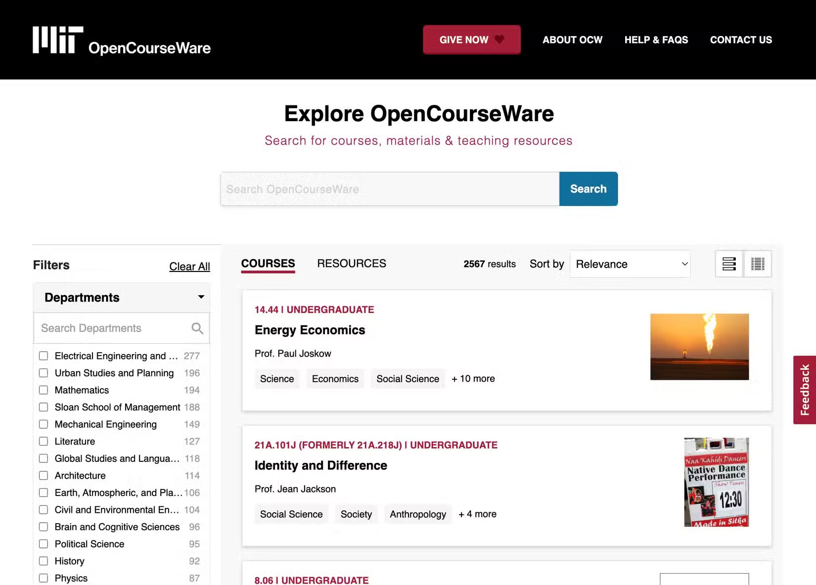 MIT OpenCourseWare
