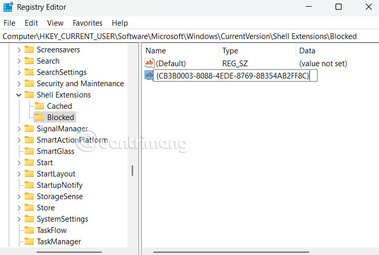 Đặt tên cho giá trị