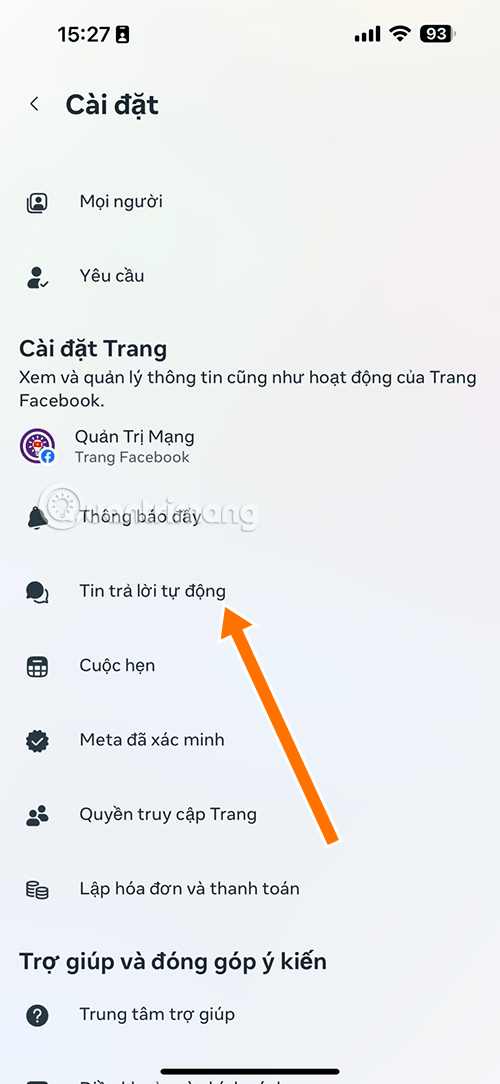 tự động rep tin nhắn fb