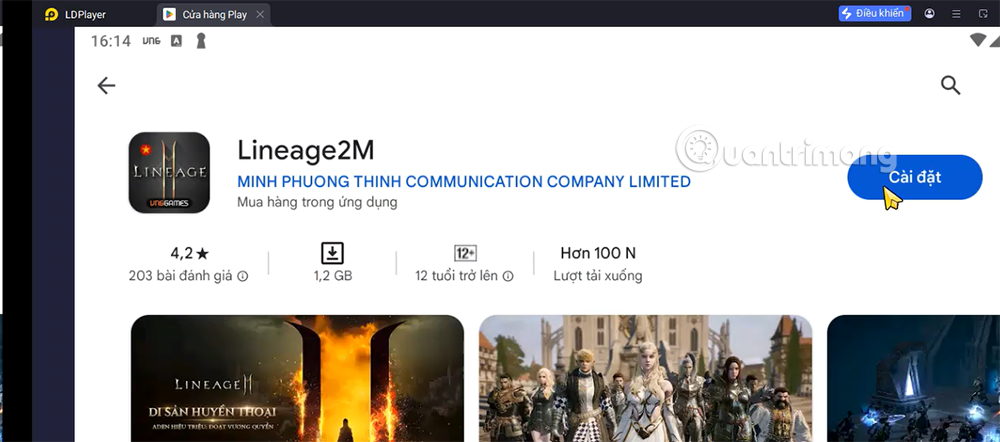 cách cài lineage2m pc