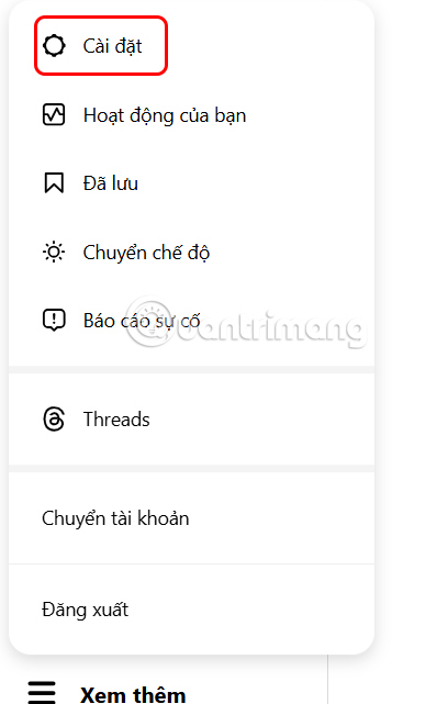 Cài đặt Instagram PC
