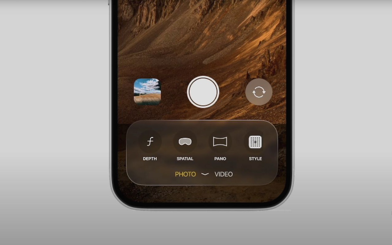 Bản build ứng dụng Camera trong iOS 19