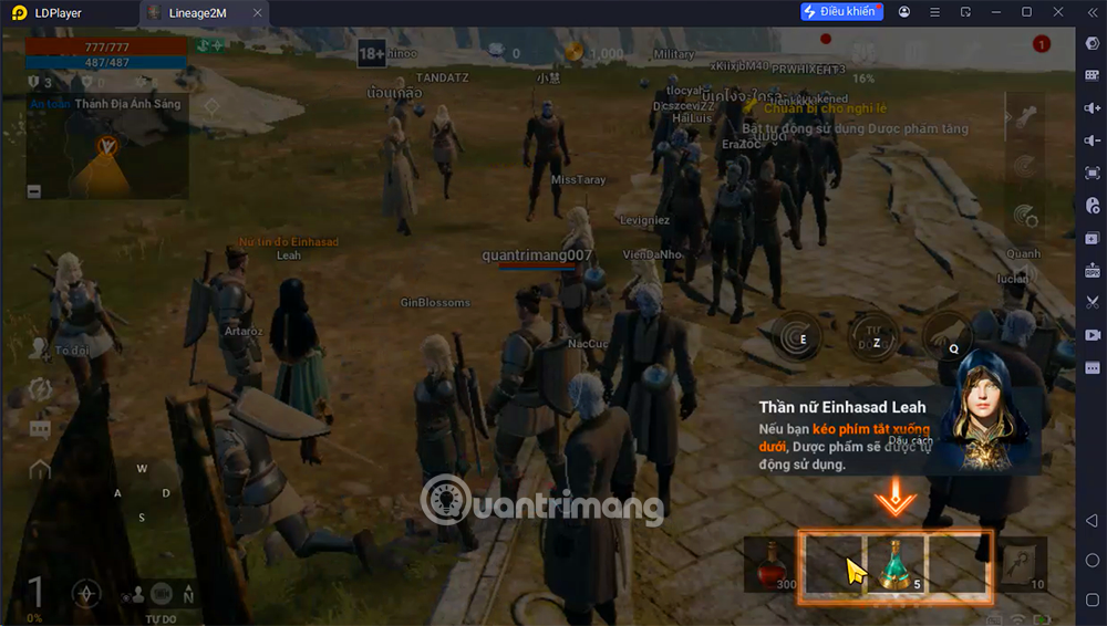 mẹo lên lv Lineage2M