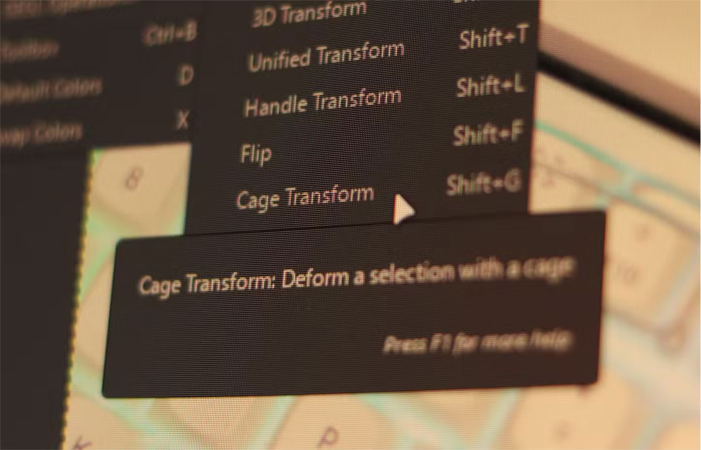 Công cụ Cage Transform trong GIMP