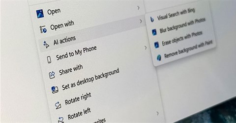 Hướng dẫn dùng AI Actions trong Windows