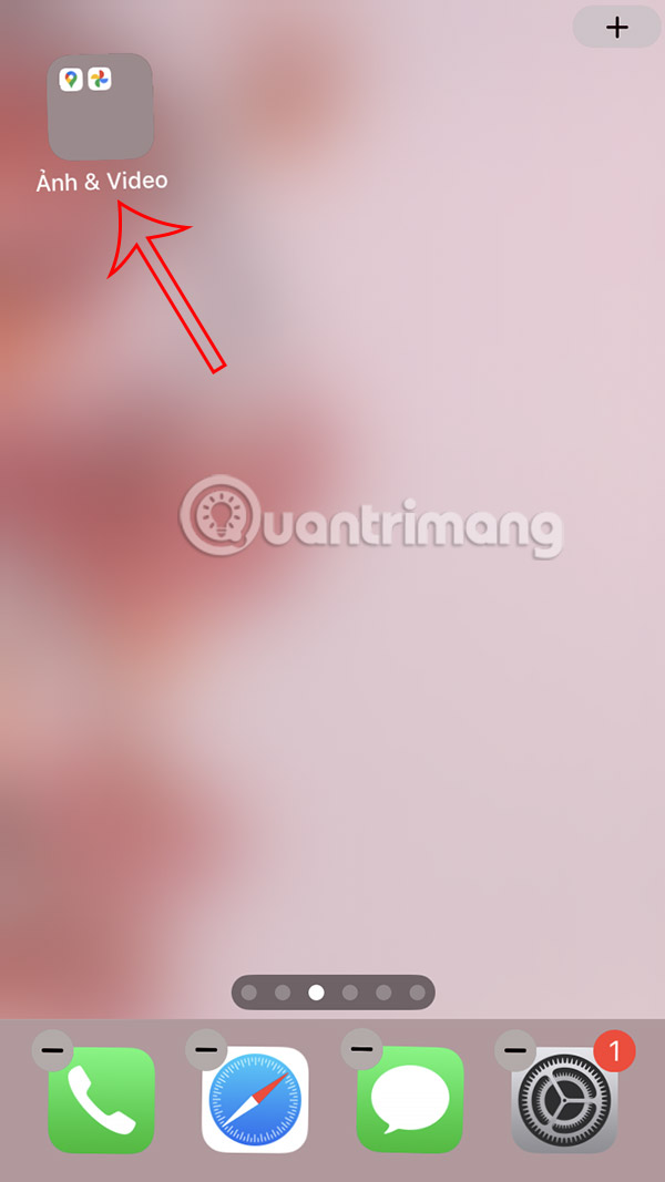 Tạo thư mục iPhone