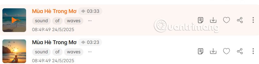 Bài hát AI trên Mmusichero AI