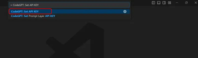 Thiết lập key API để tích hợp ChatGPT với VSCode