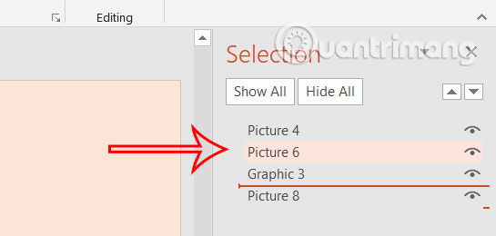Đổi tên đối tượng trong PowerPoint