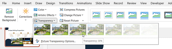 Làm ảnh trong suốt trong PowerPoint