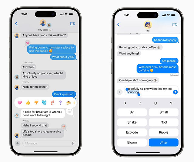 Thêm tùy chọn tapback