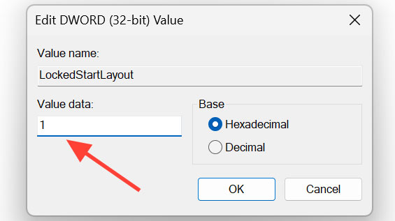 Khóa Start menu bằng Registry Editor
