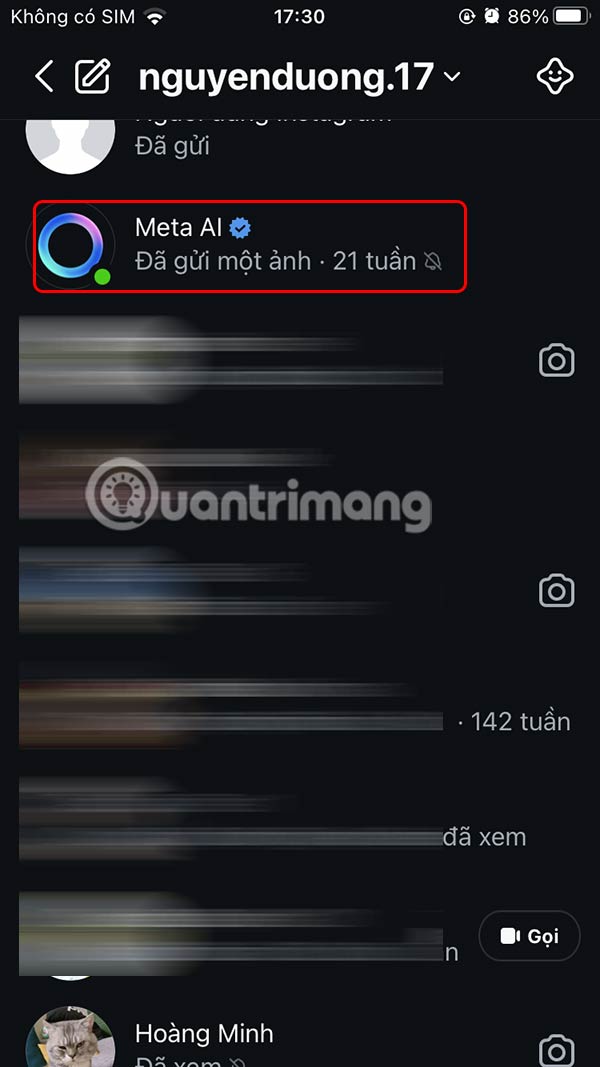 Meta AI Instagram