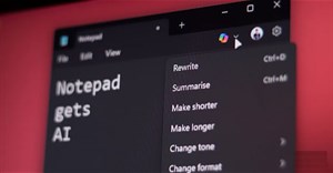 Windows Notepad hiện là một công cụ viết thực sự nhờ bản nâng cấp AI này!