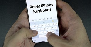 Hướng dẫn đặt lại bàn phím iPhone