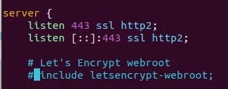 Dòng webroot disabled.