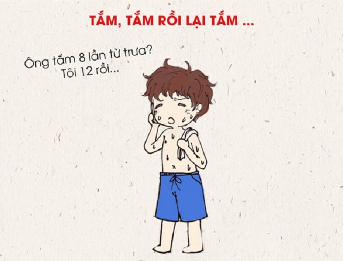 Ảnh chế trời nóng