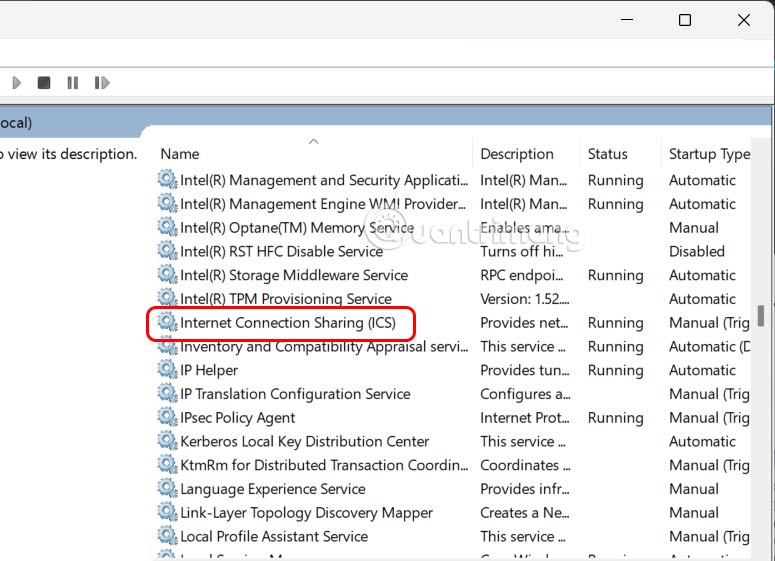 Internet Connection Sharing (ICS)