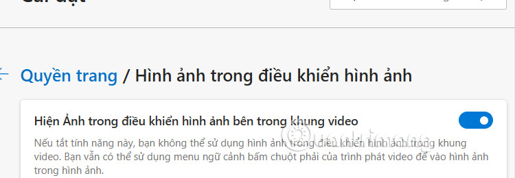 Bật PiP trên Edge 
