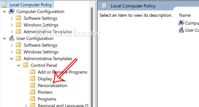 Đường dẫn Group Policy 