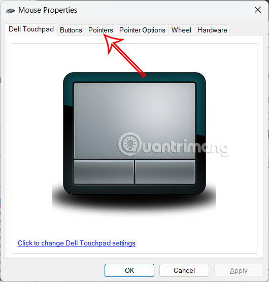 Chỉnh trỏ chuột Windows 11
