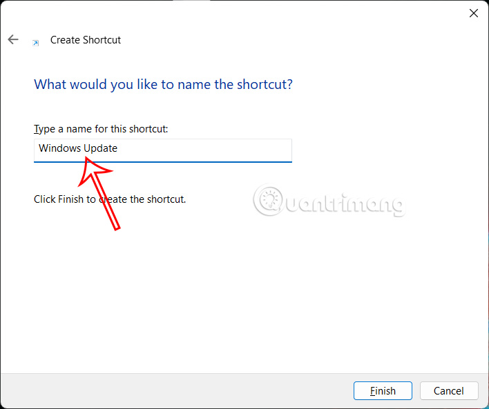 Phím tắt Windows Update