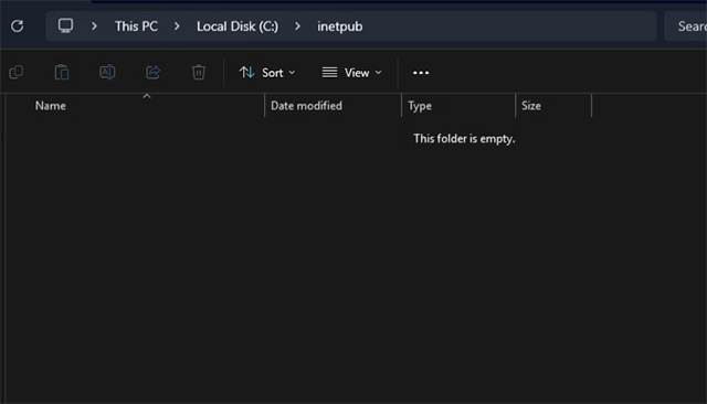 inetpub
