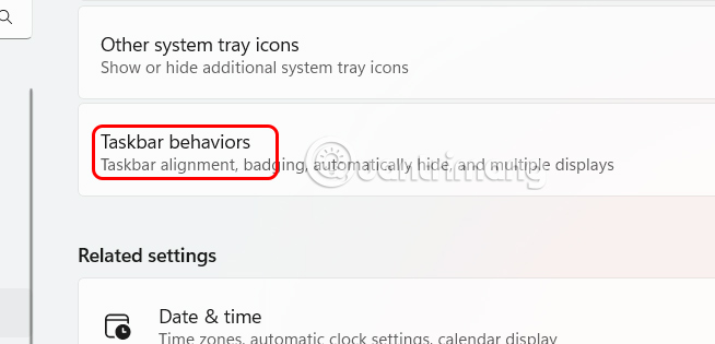 Taskbar behavior Windows 11