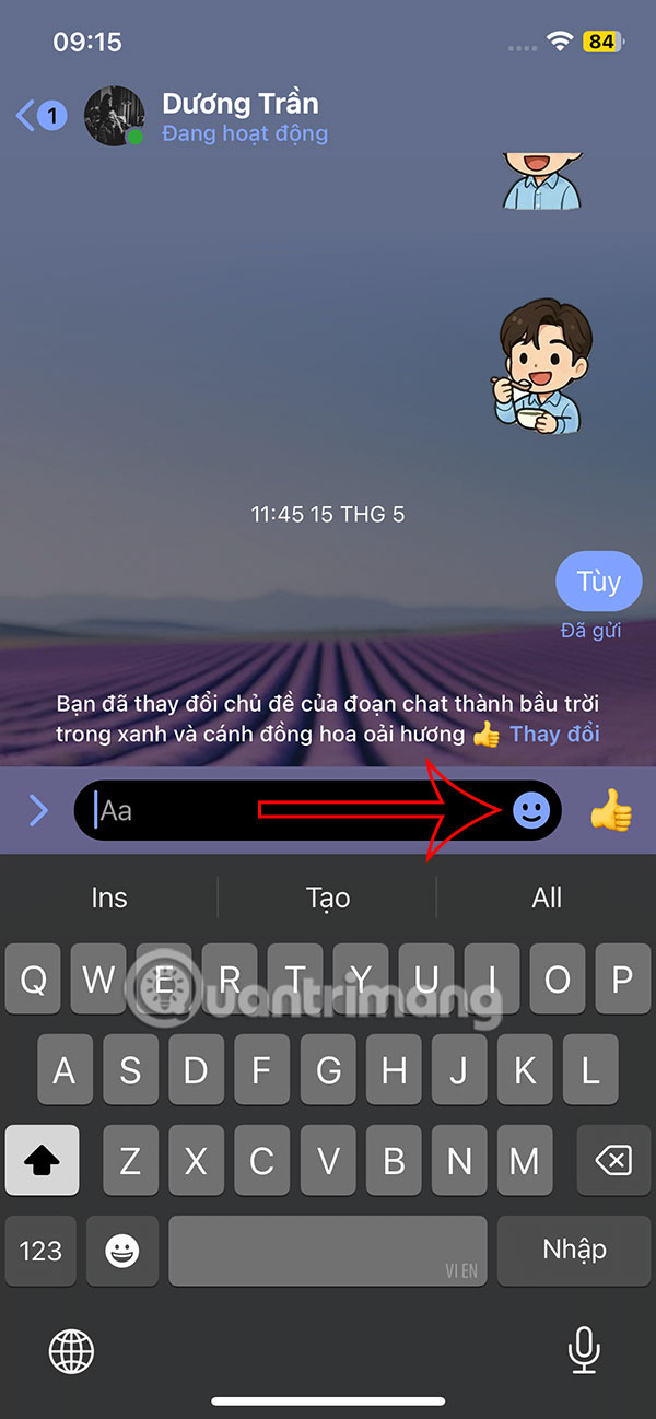 Nhắn tin trong Messenger