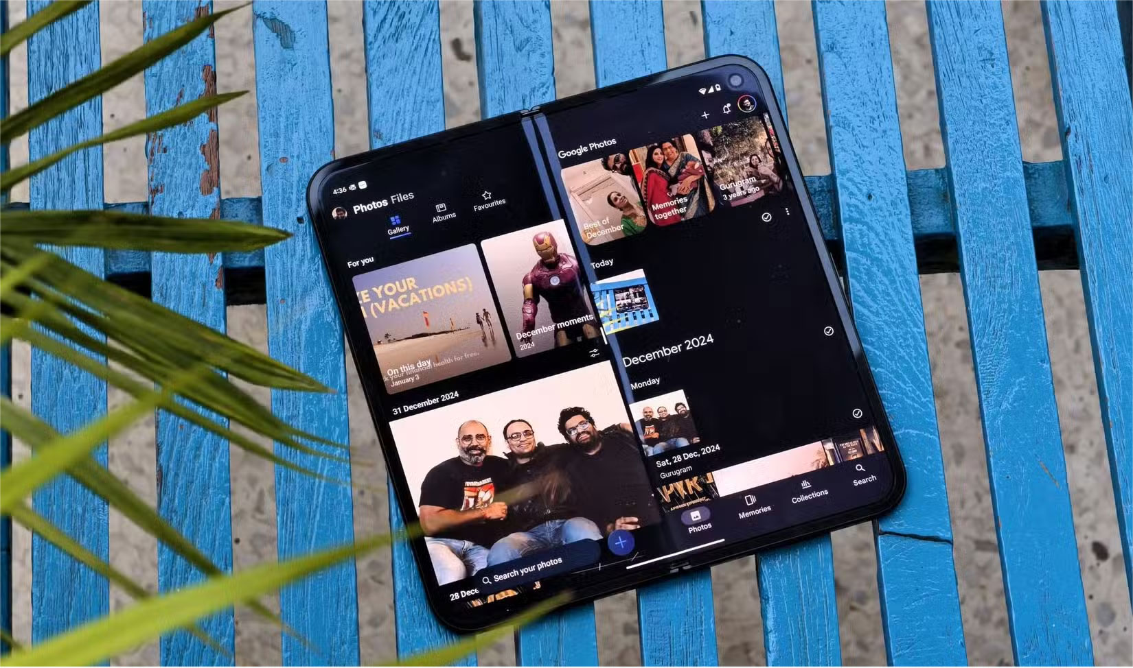 Ứng dụng Microsoft OneDrive và Google Photos trên Google Pixel 9 Pro Fold