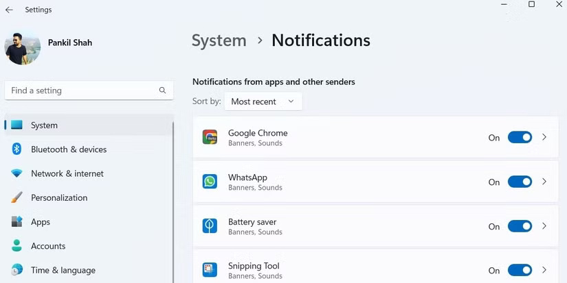 Tắt thông báo của Google Chrome trên Windows