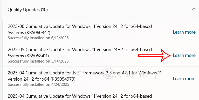 Bản cập nhật Windows Update 