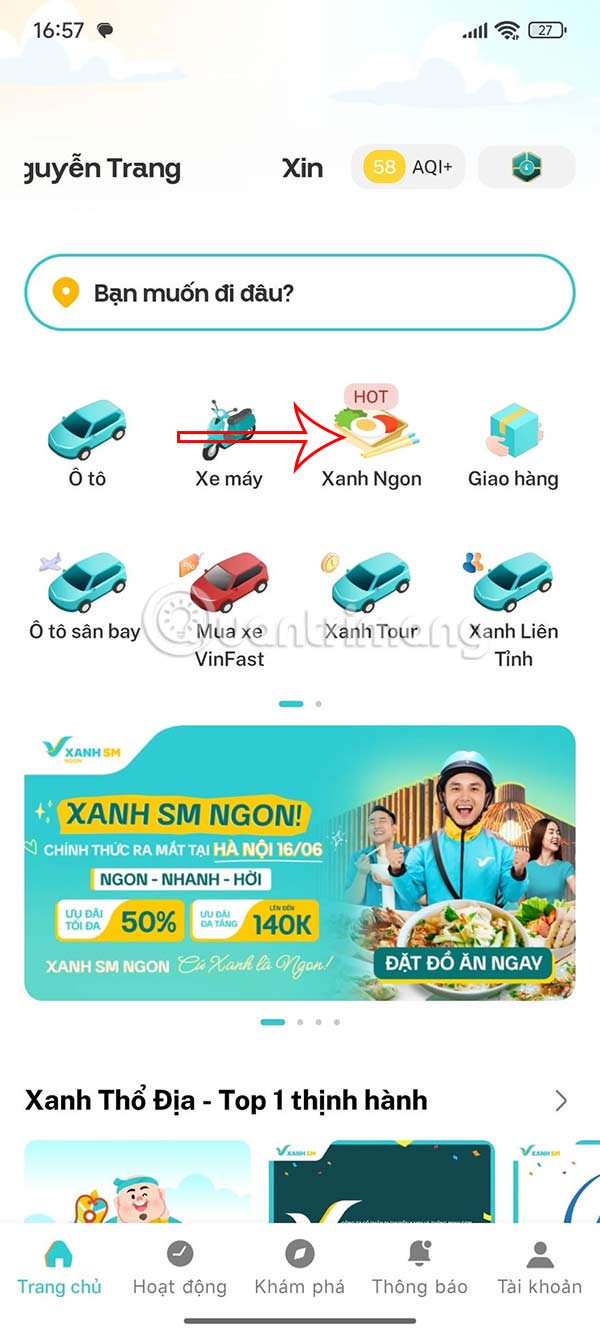 Chọn Xanh SM Ngon