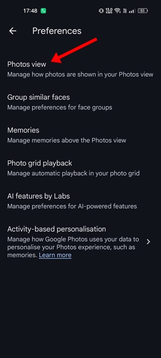 Photo View Google Photos