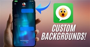 Cách cài hình nền nhóm iMessage trên iPhone