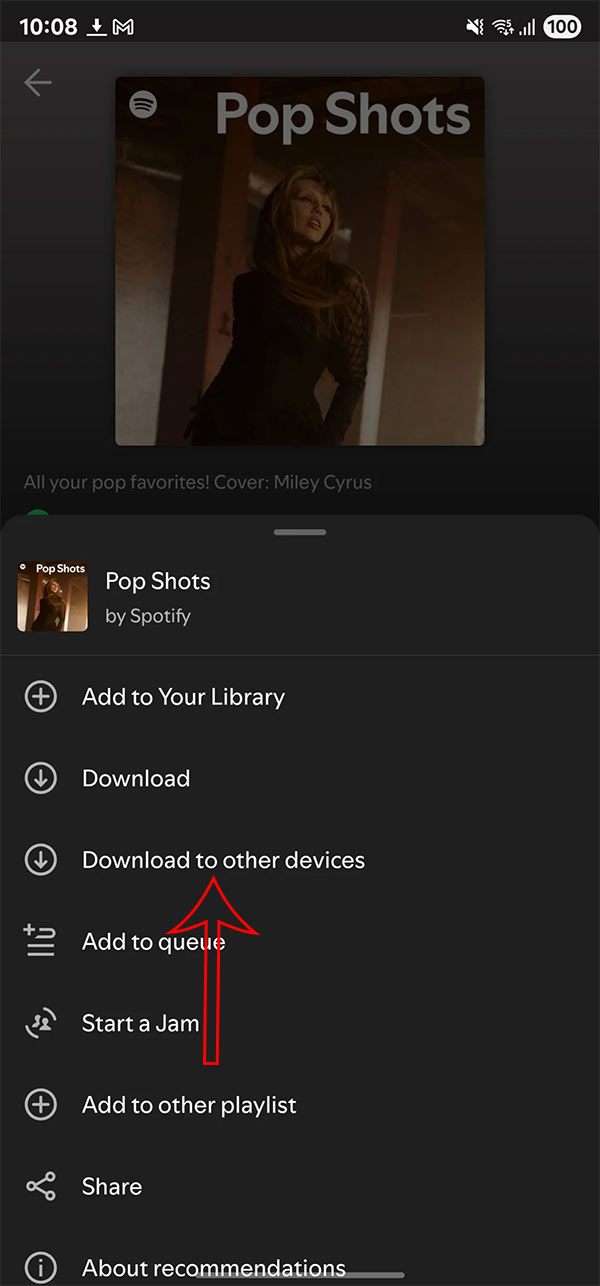 Tải nhạc Spotify cho thiết bị khác