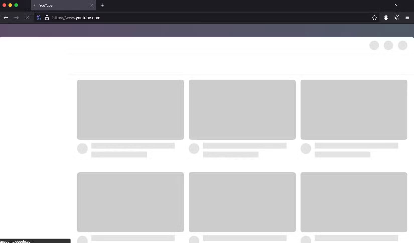 YouTube load chậm trong trình duyệt Tor