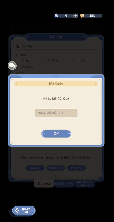 giftcode Xuất Phát Đi Muffin