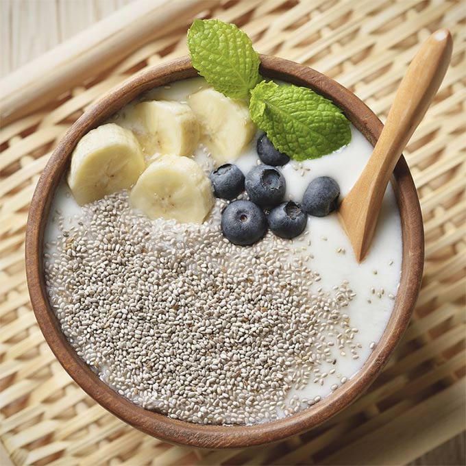 Món ngon với hạt chia