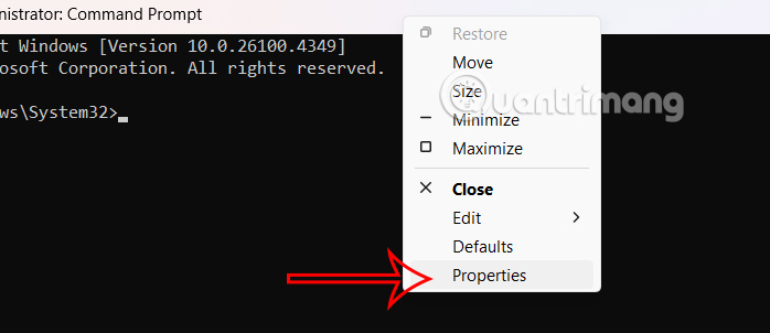 Tùy chỉnh Command Prompt Windows