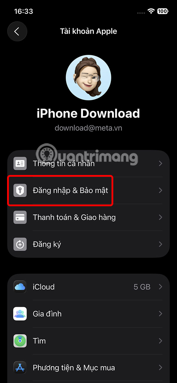 Bảo mật trên Apple