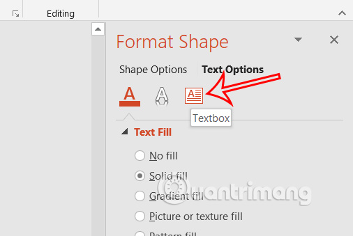 Text Options trong PowerPoint