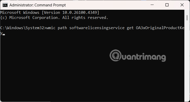Nhập lệnh Command Prompt