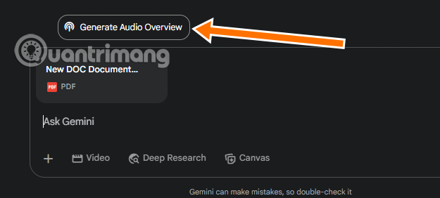 tạo âm thanh từ file PDF bằng AI