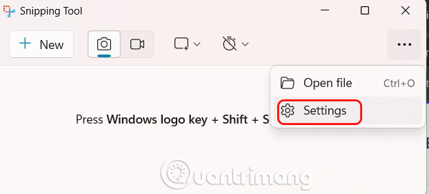 Cài đặt Snipping Tool
