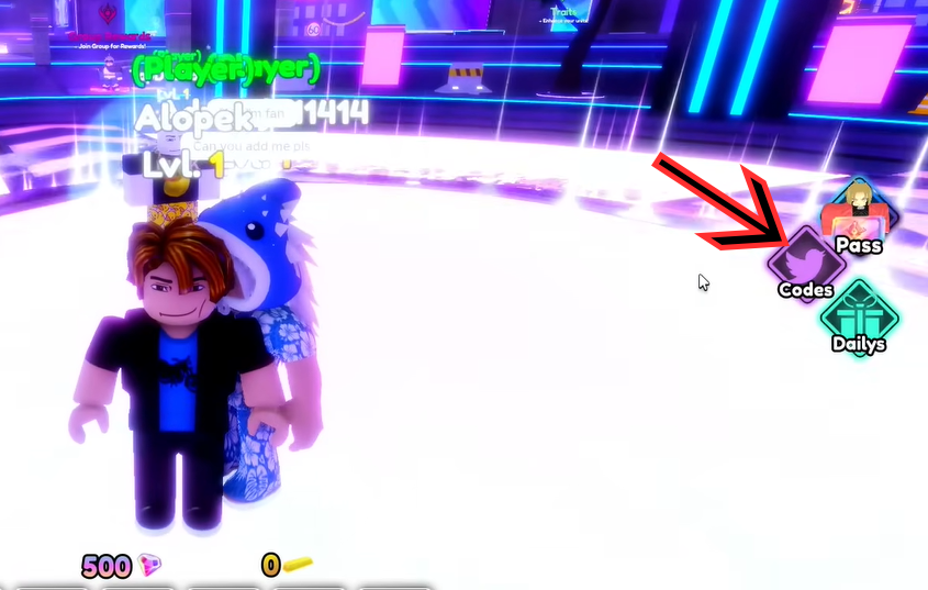 code anime infinity roblox