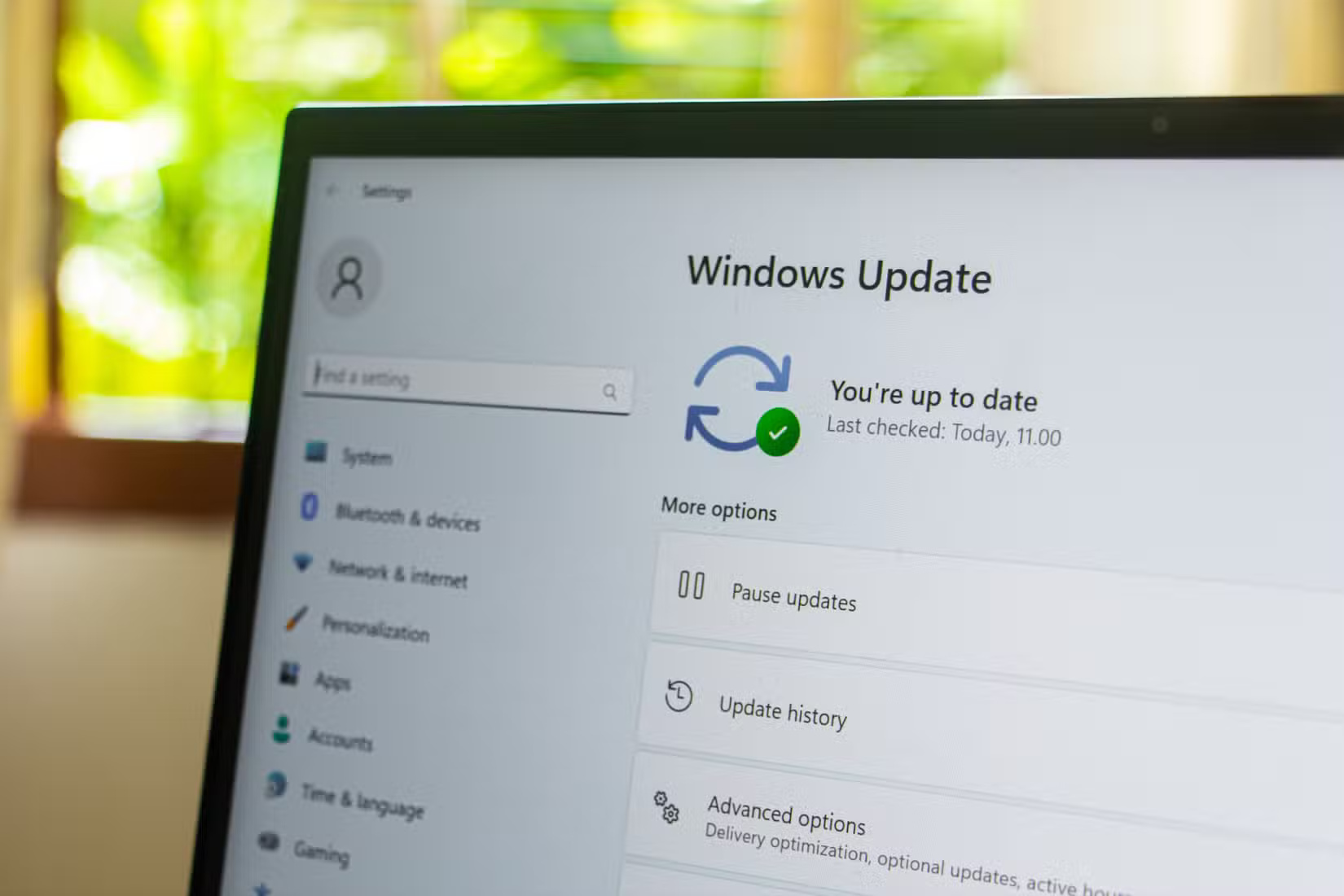 Cài đặt Windows Update trên máy tính xách tay Windows