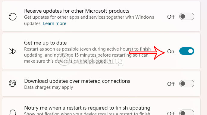 Khởi động Windows 11 ngay lập tức qua Settings