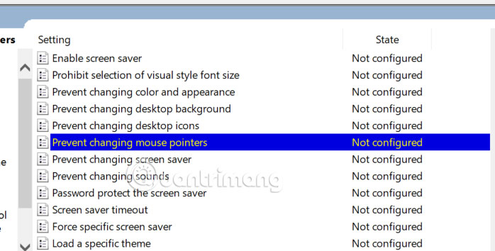 Prevent changing mouse pointers