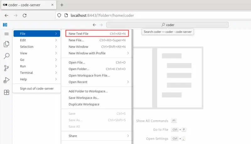 Tạo file mới